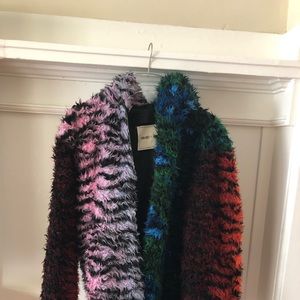 Men’s Kenzo x H&M furry zip up size XL